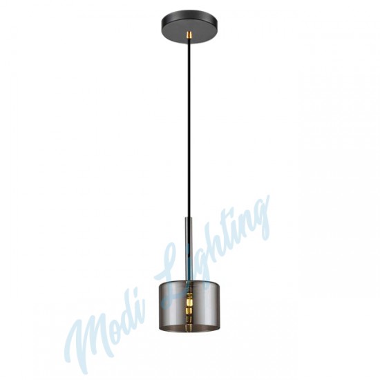 Modi Lighting Füme Camlı Tekli Sarkıt Avize Mod-Av-4443-1fas